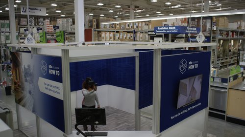cool workspace with cubes